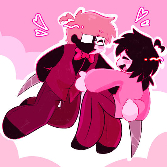 My character with someone else's